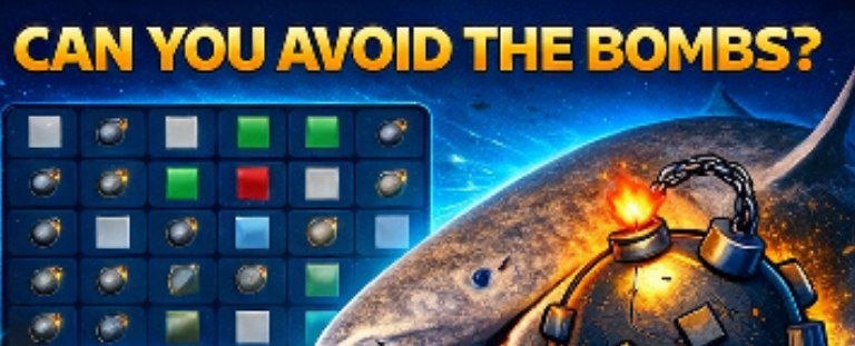 Can you avoid the bombs? Whale Miner game preview